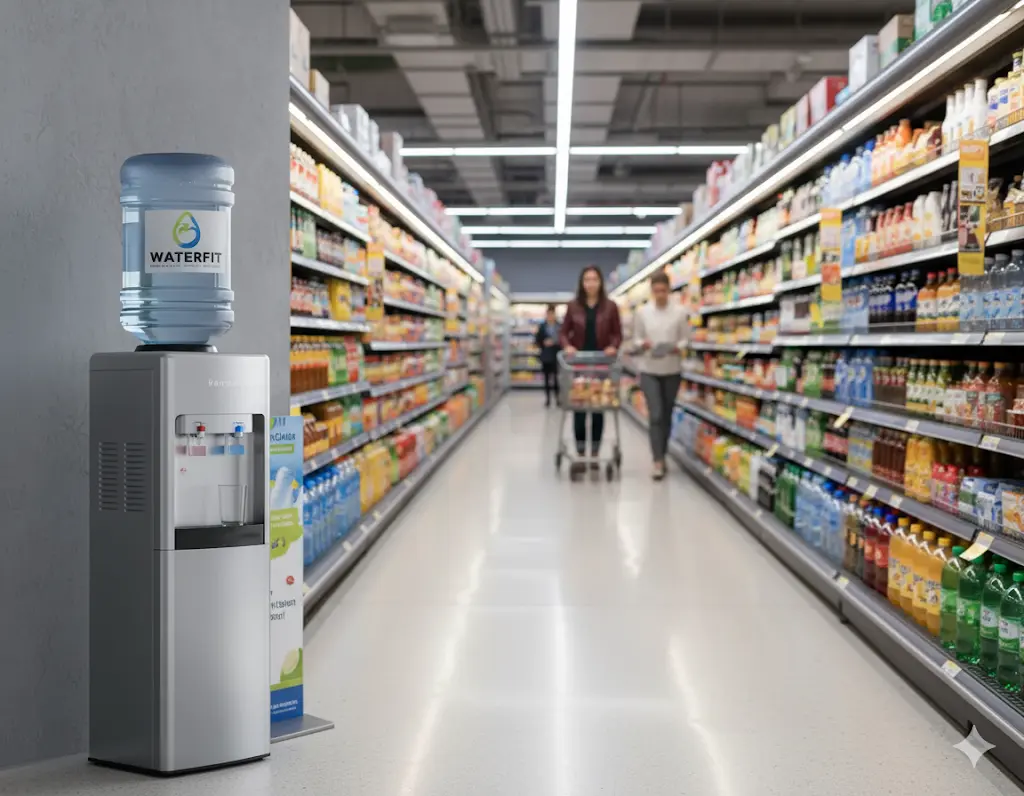 mineral water for malls and shops